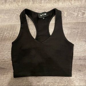 AYM ciara bamboo sculpting crop top